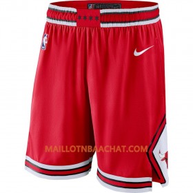 Chicago Bulls Homme Shorts Rouge 2018-19 Nike Swingman